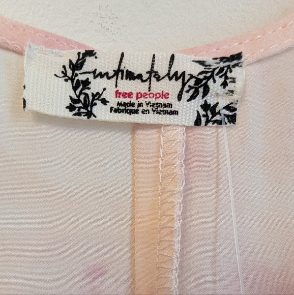 NWT Free People Intimately Full On Maxi Slip Dress Pink Tie Dye Size M - Picture 5 of 6